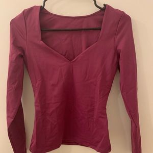 Blackmilk Matte Ruby Red Sweetheart Top